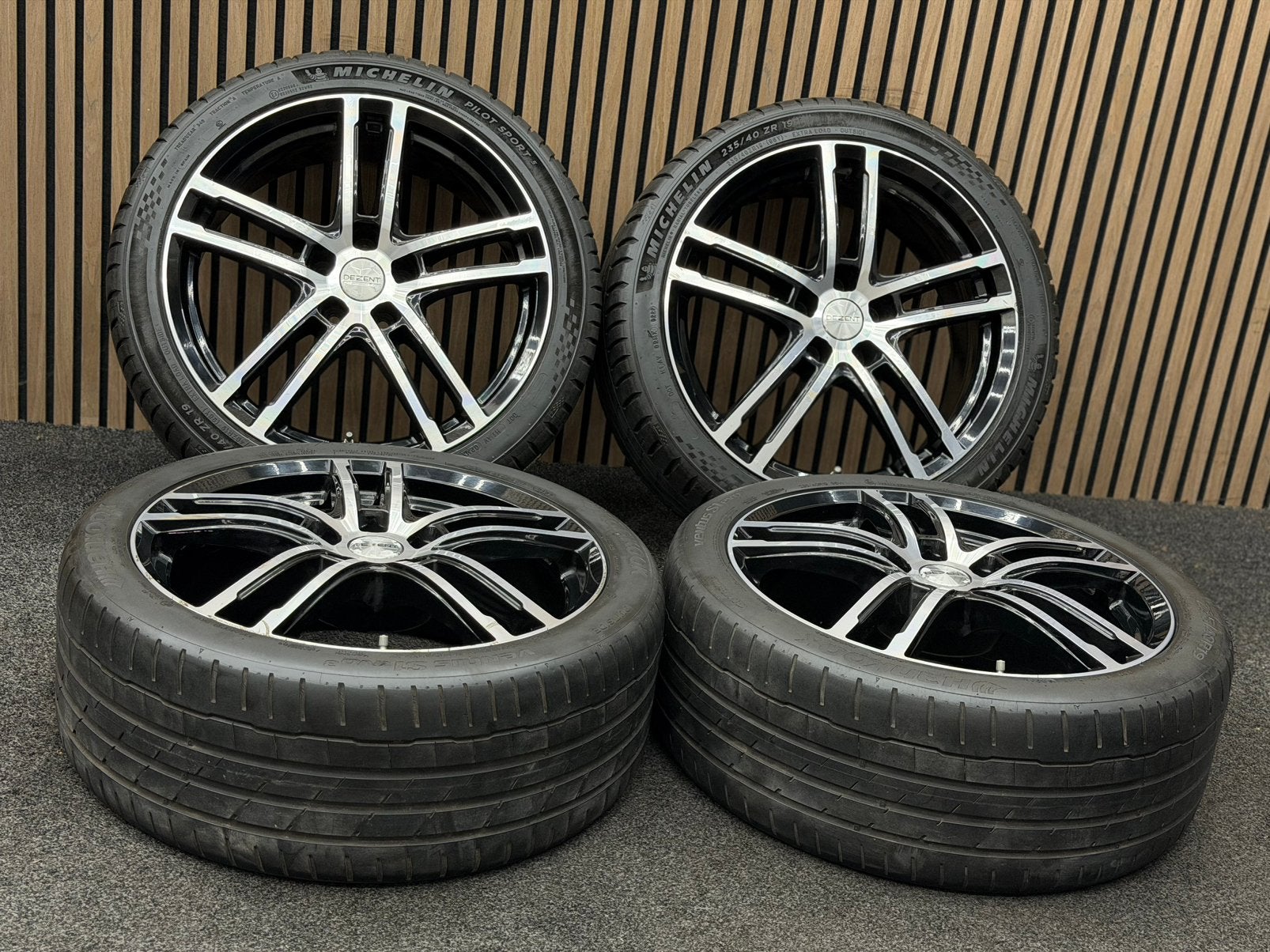 19 inch Dezent TZ - Tesla Model 3 5x114.3 ET40 235/40/19, Auto-onderdelen, ., Banden en Velgen, 235 mm, .