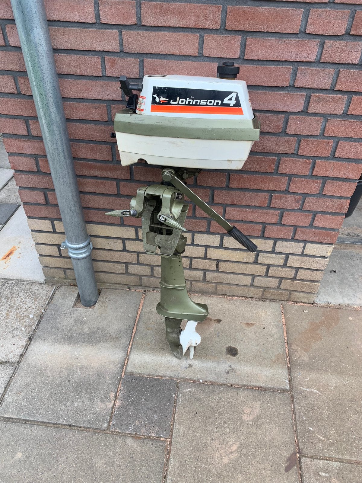 Buitenboordmotor, Johnson 4pk, Ophalen, Zo goed als nieuw, Motor en Techniek, Motorboot
