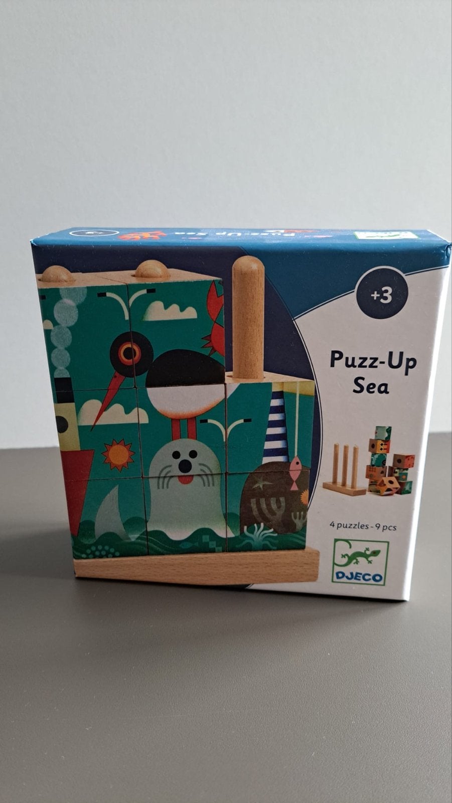 Djeco Puzz-Upp Sea Puzzel (NIEUW), 2 tot 4 jaar, Nieuw, Ophalen of Verzenden, Van hout