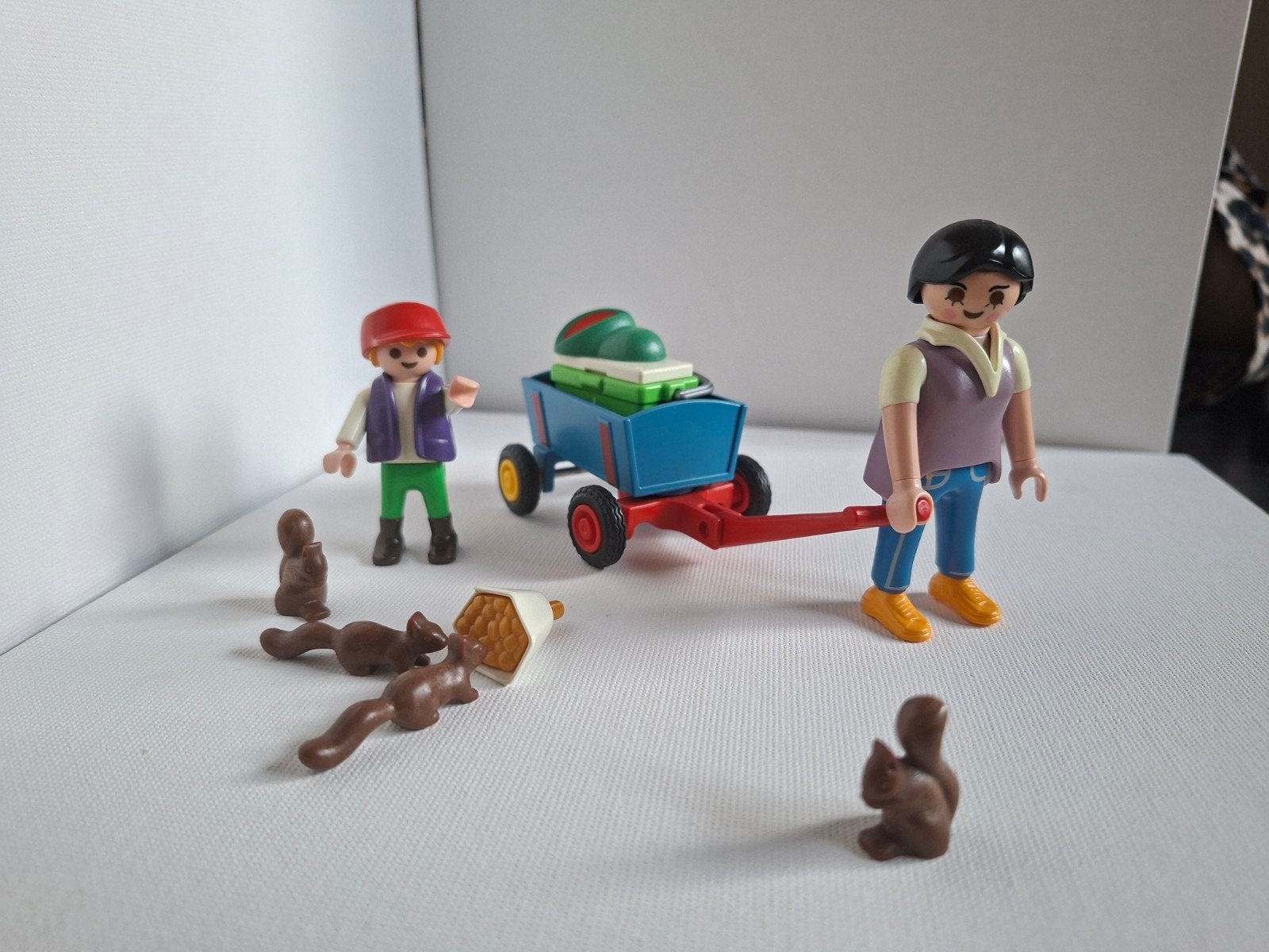 Playmobil 4467: bezoekers met bolderwagen, Kinderen en Baby's, Ophalen, Gebruikt, Complete set, City life