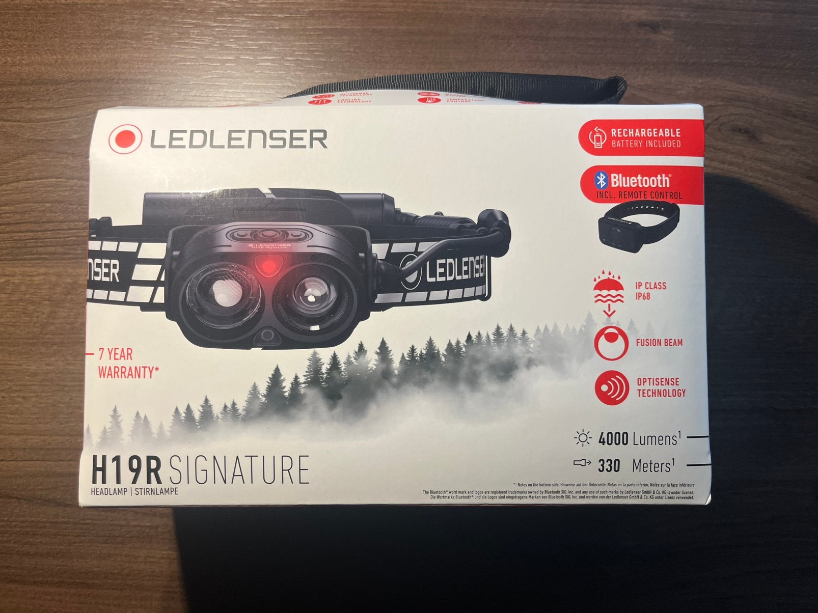 Nieuwe Ledlenser H19R Signature  - Hoofdlamp 4000 lumen, Ophalen of Verzenden, Nieuw, Accu