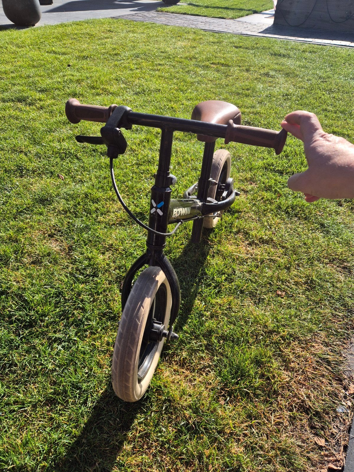 B'Twin loopfiets voor kinderen, Ophalen