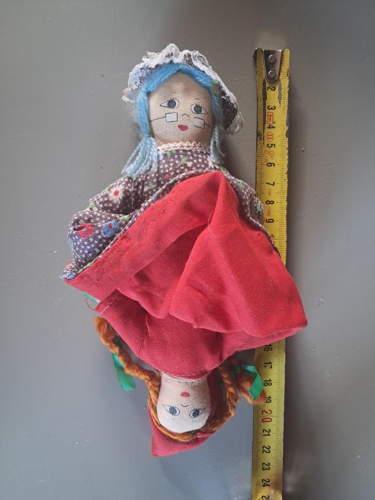 Topsy Turvy popje Roodkapje, Grootmoeder en de Wolf, Ophalen of Verzenden, Gebruikt, Overige typen