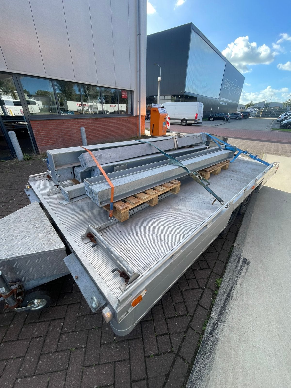 Hijs portaal verzinkt, Ophalen, Gebruikt