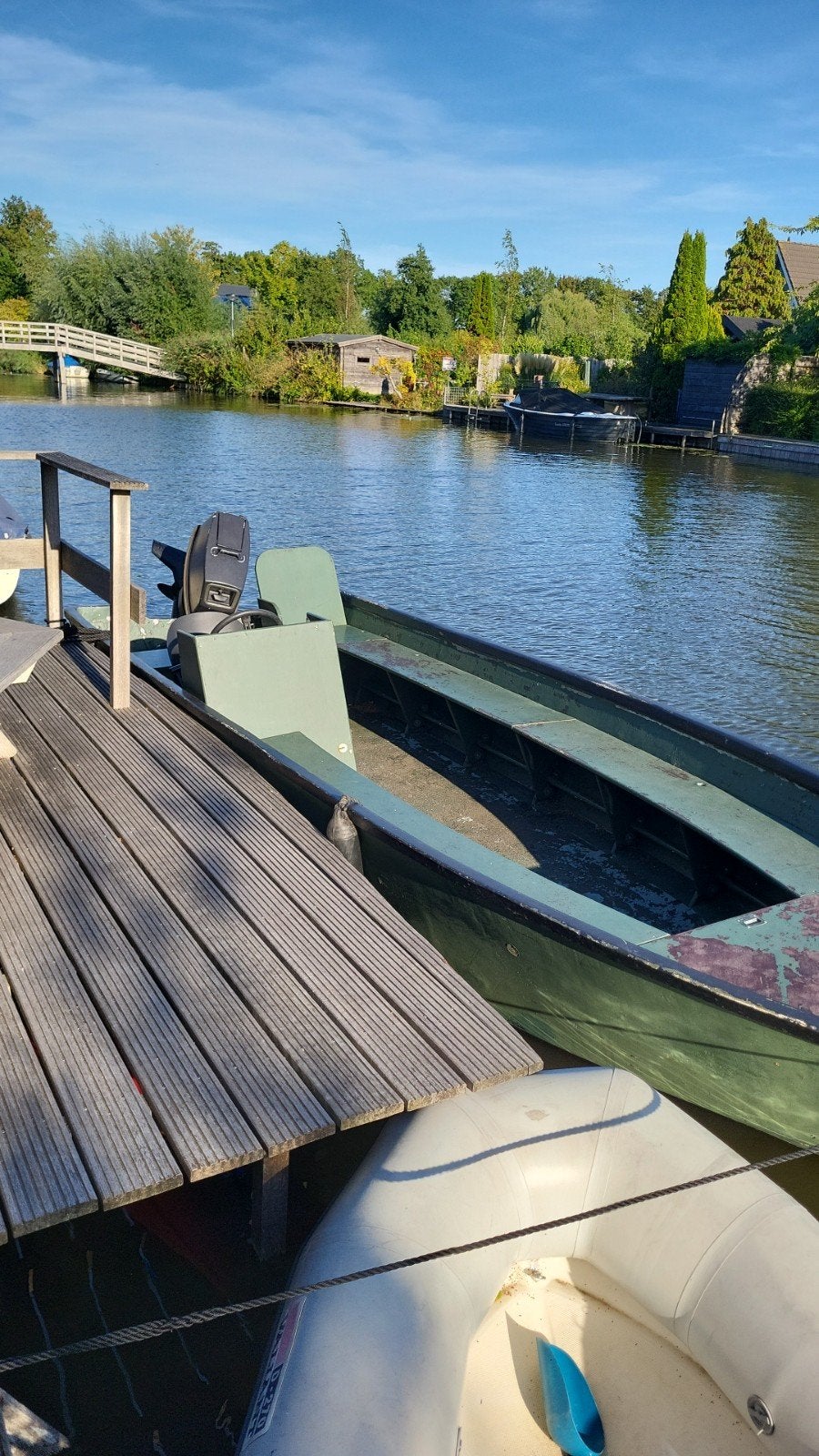 ex zwitserse defensie legerboot (stormboot) met registratie, Ophalen