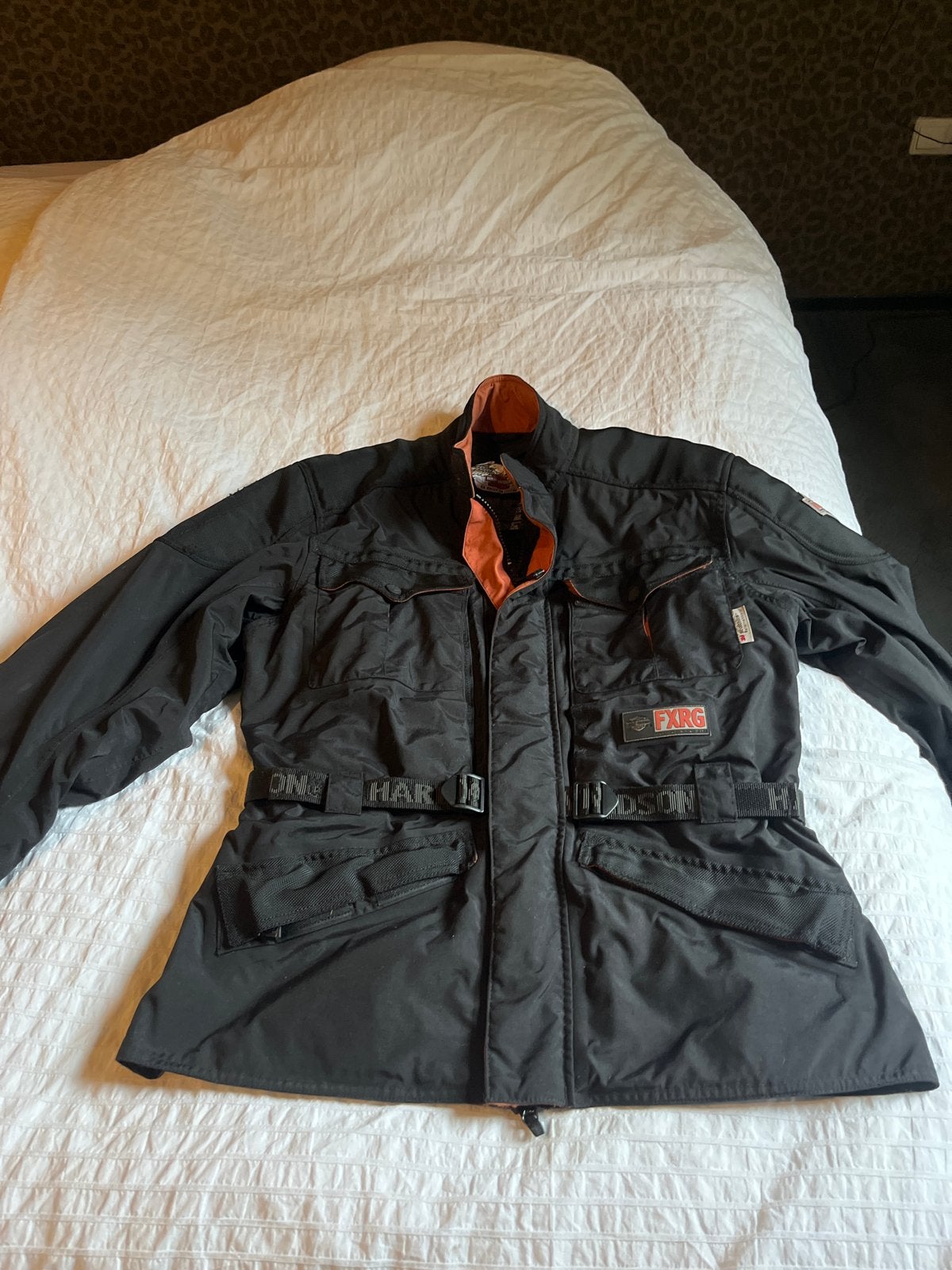 Harley-Davidson FXRG textiel motorjas met broek en binnenjas, Motoren, Ophalen of Verzenden, Tweedehands, Heren, Jas | textiel