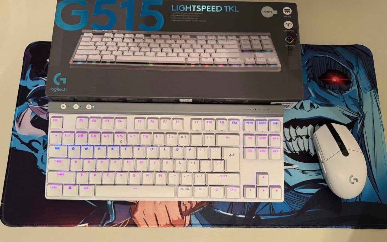 Logitech G515 en Logitech G305, Gaming toetsenbord, Ophalen of Verzenden, Zo goed als nieuw, Draadloos