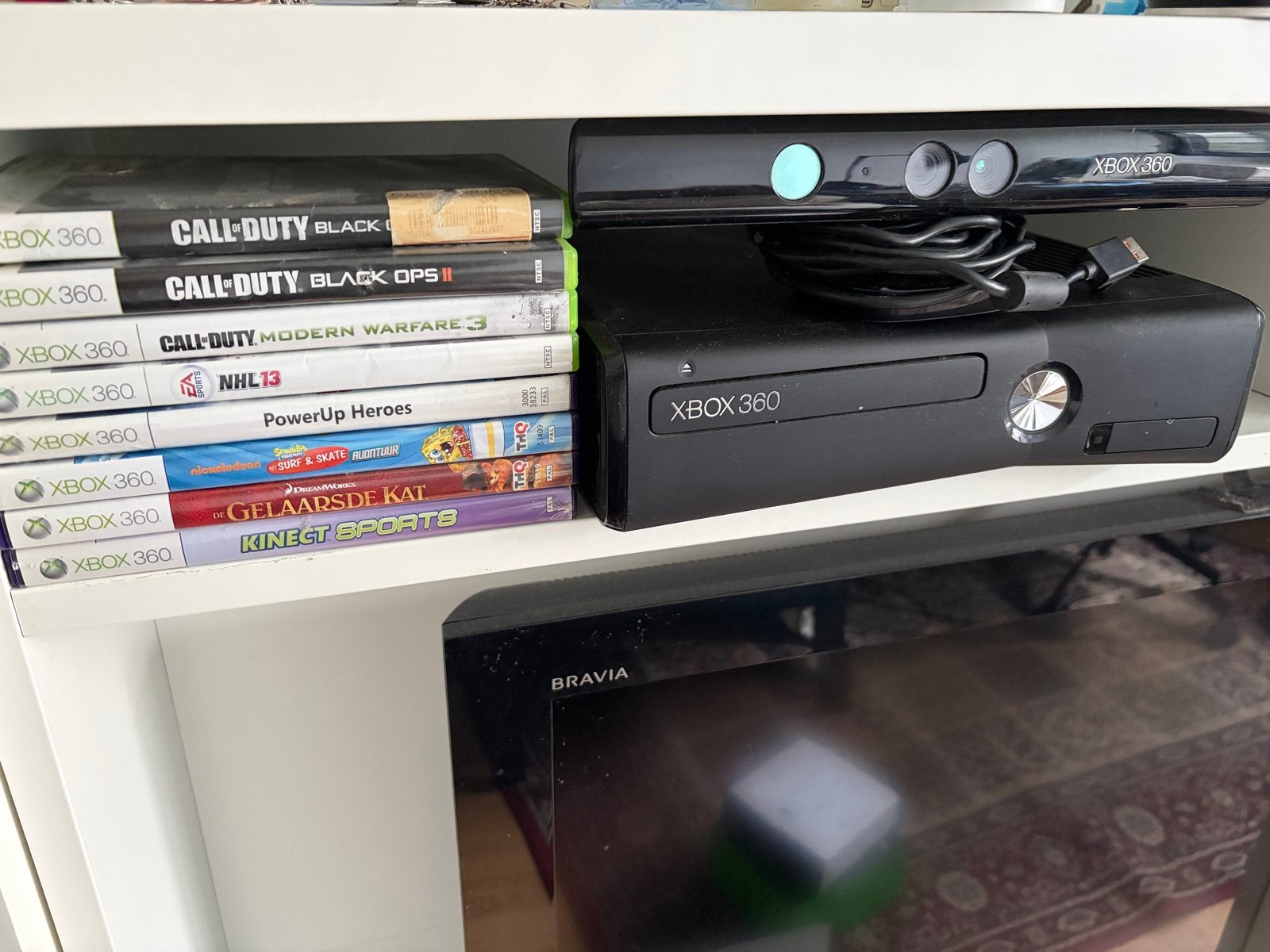 Xbox 360 met Kinect, spellen en oplaadbare controllers, Ophalen, Gebruikt, Vanaf 18 jaar, Shooter