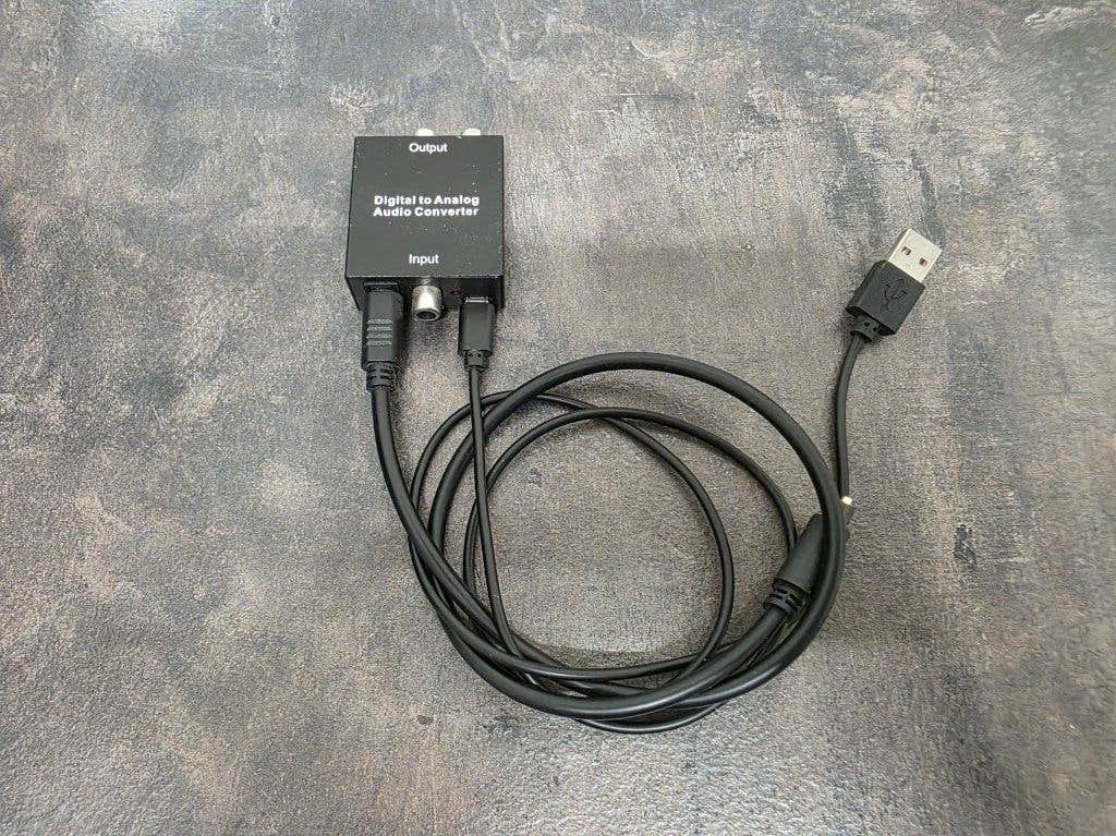Delock audio converter digitaal naar analoog, Ophalen of Verzenden, Gebruikt