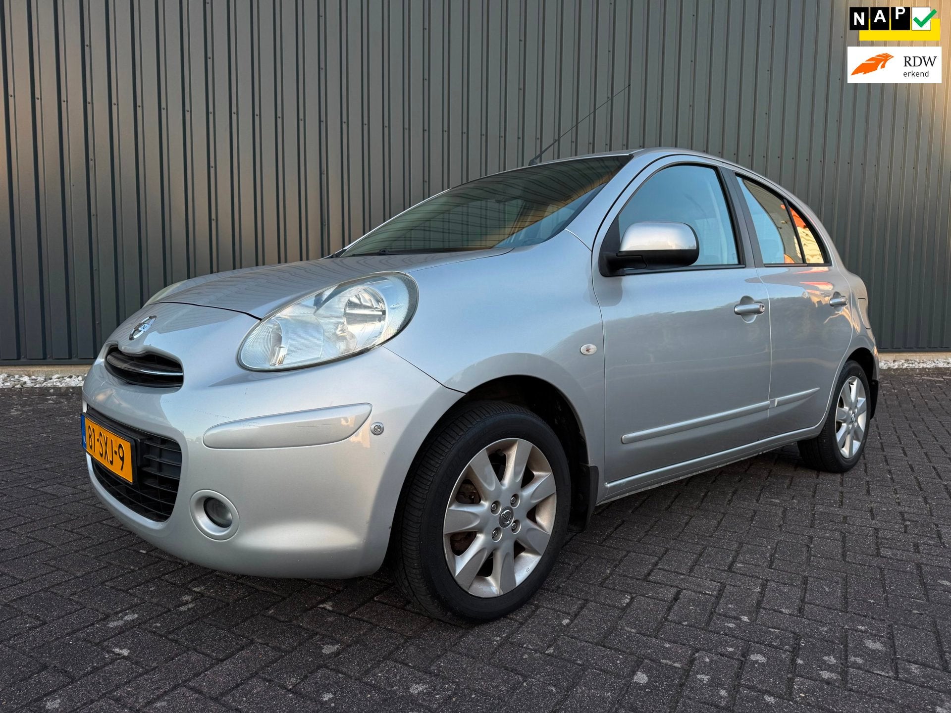 Nissan Micra 1.2 Connect Edition AUTOMAAT + AIRCO + LM VELGE, Euro 5, Stof, Gebruikt, 1198 cc