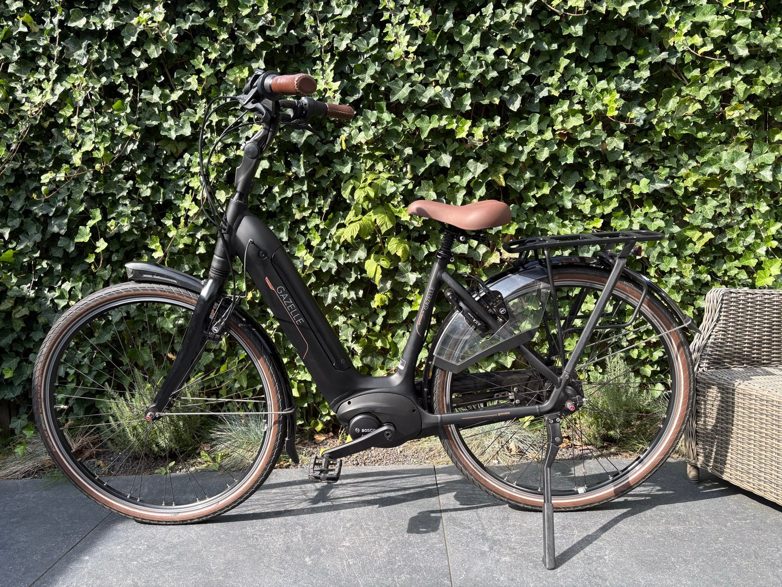 Nieuwstaat! Gazelle Grenoble C8 HMB E-bike platin accu 500wh