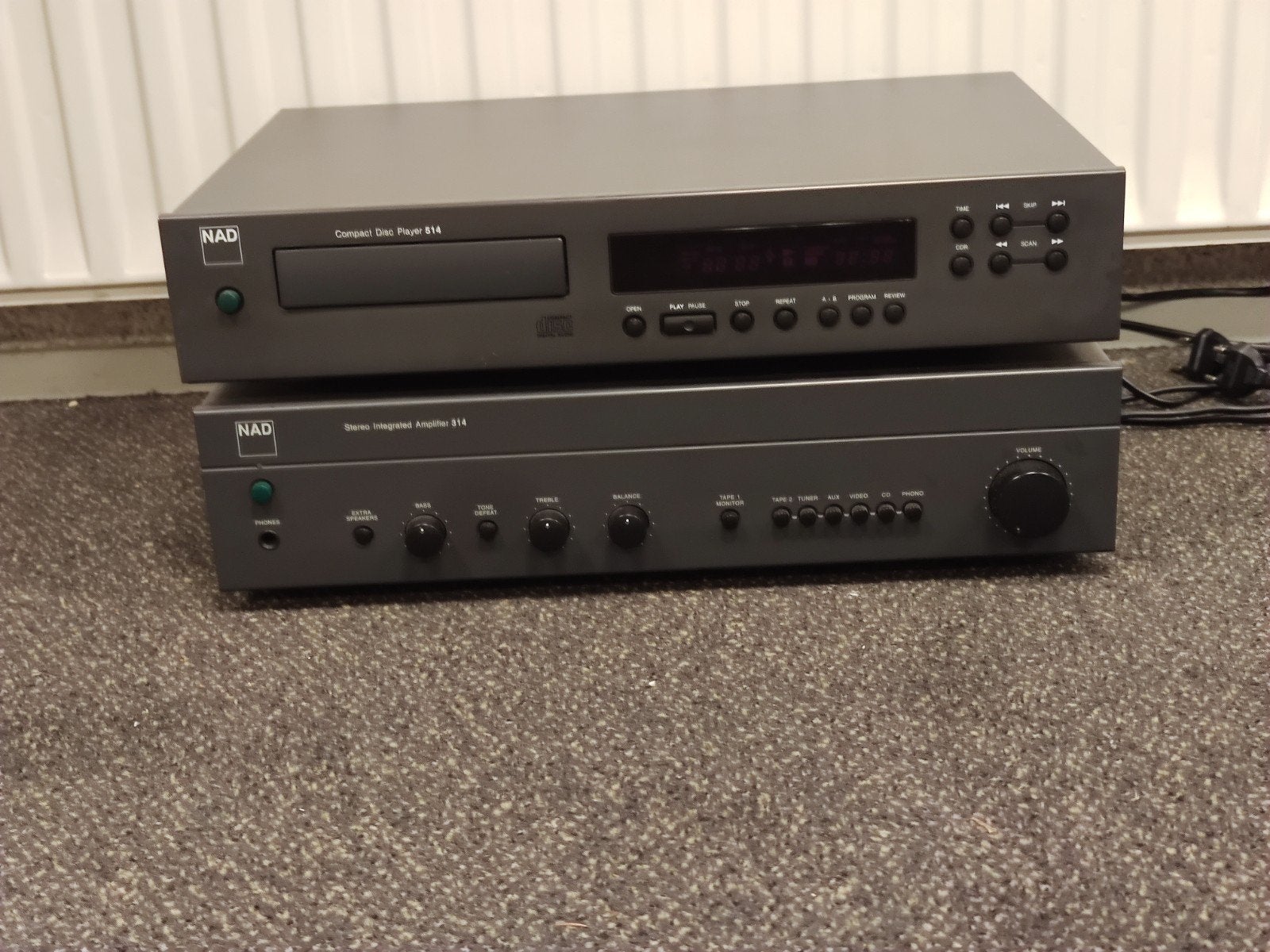Nad 314 amplifier en 514 cd speler, Overige merken, Ophalen of Verzenden, Zo goed als nieuw, 120 watt of meer