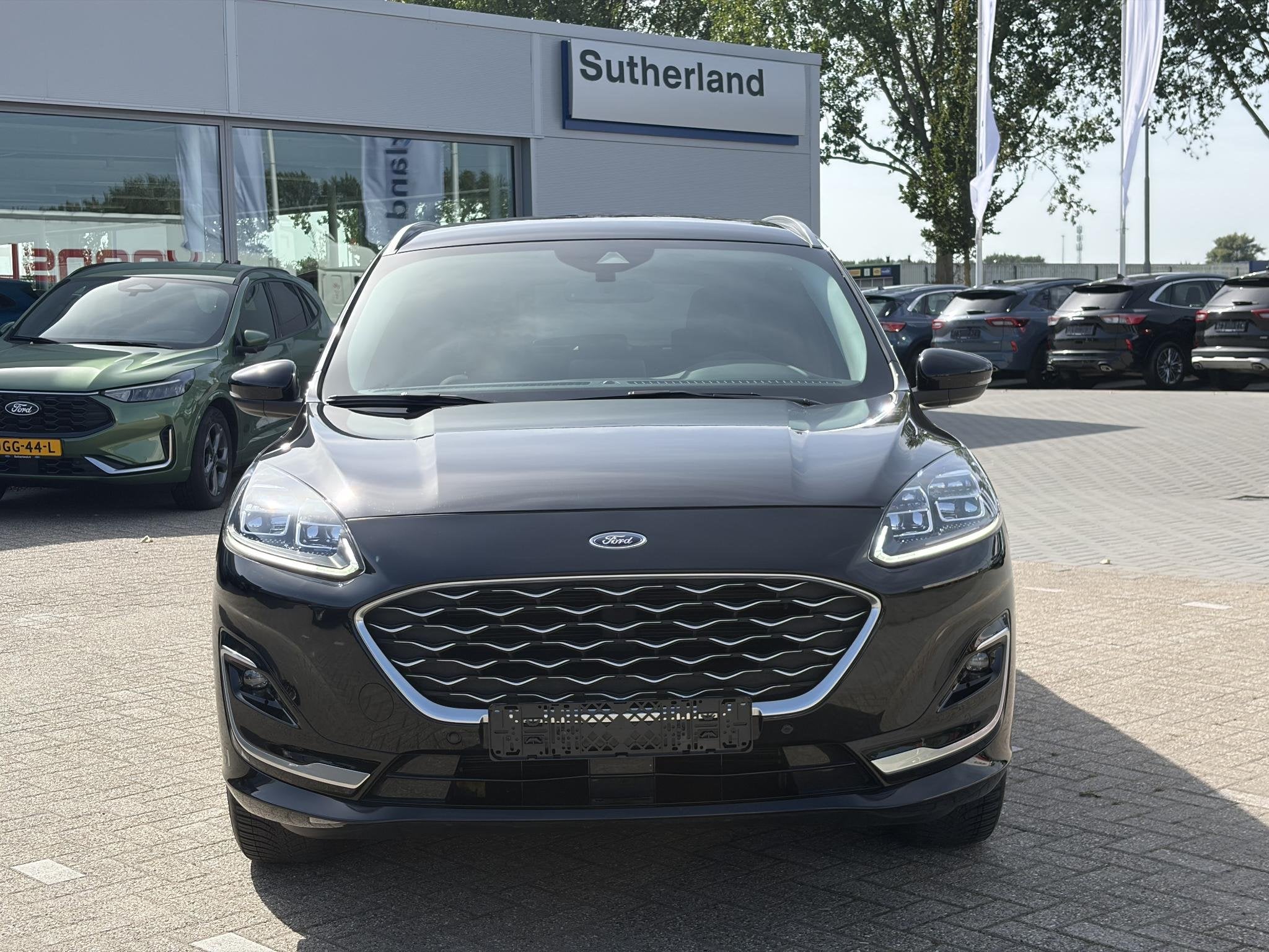 Ford Kuga 2.5 PHEV Vignale Trekhaak | Volledig lederen Inter, Auto's, 14 kWh, Gebruikt, 4 cilinders, Zwart