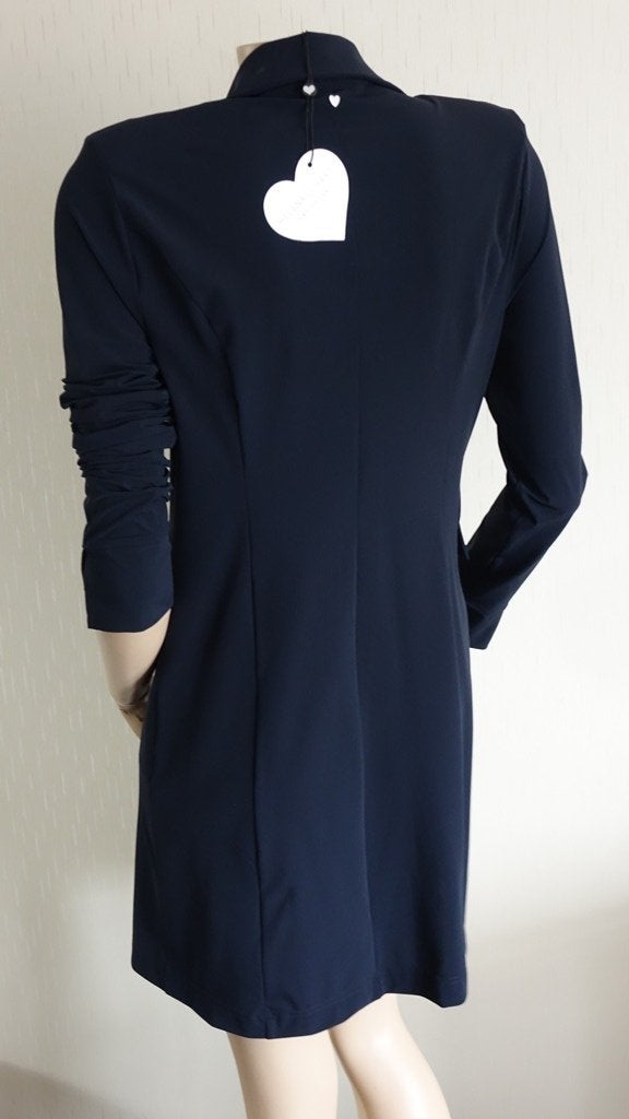 nieuw donkerblauw lang HELENA HART travel jasje, Nieuw, Helena Hart, Jasje, Maat 34 (XS) of kleiner