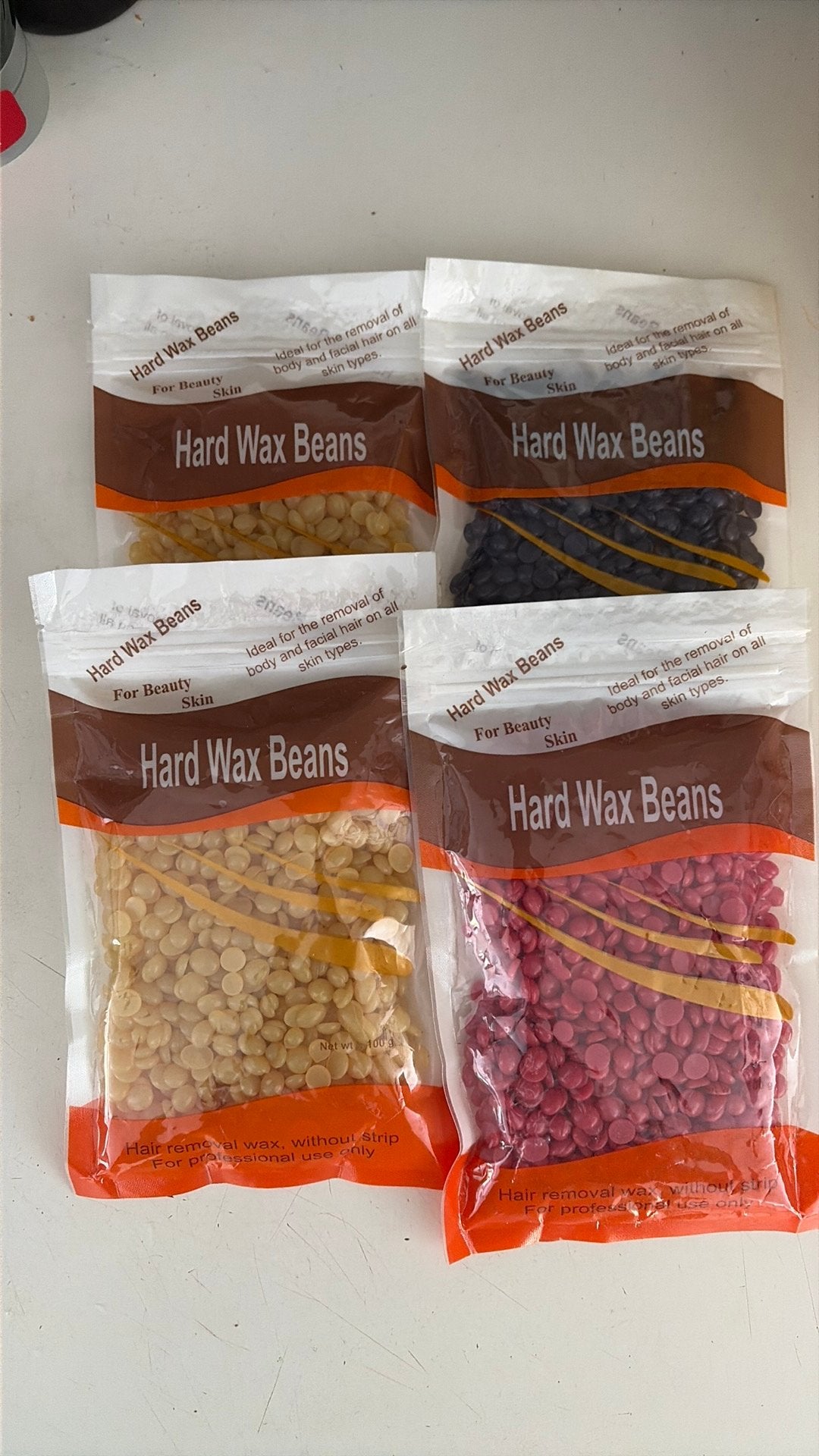4x 100gr Hard Wax Beans, Ophalen of Verzenden, Nieuw, Overige typen