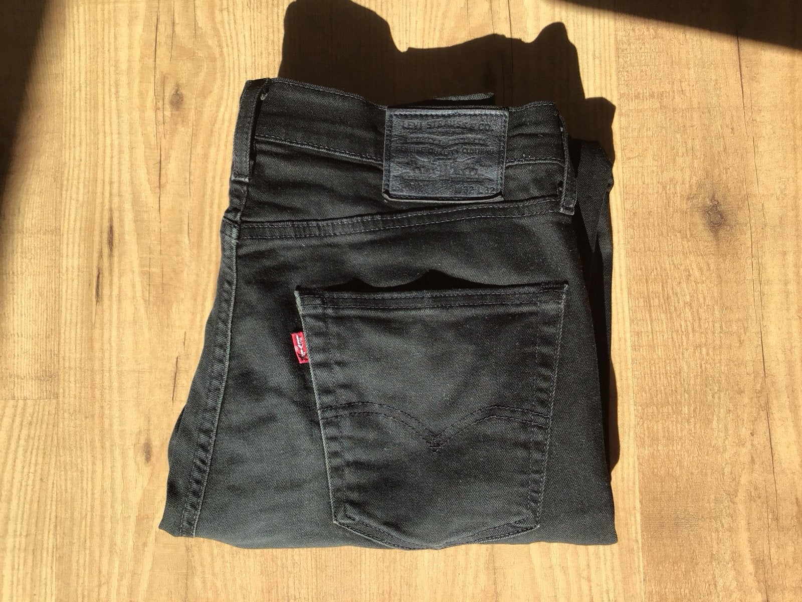 Levi's 512 Slim Taper Jeans W32 L32 Zwart, Kleding | Heren, Ophalen of Verzenden, Zo goed als nieuw, Zwart, W32 (confectie 46) of kleiner