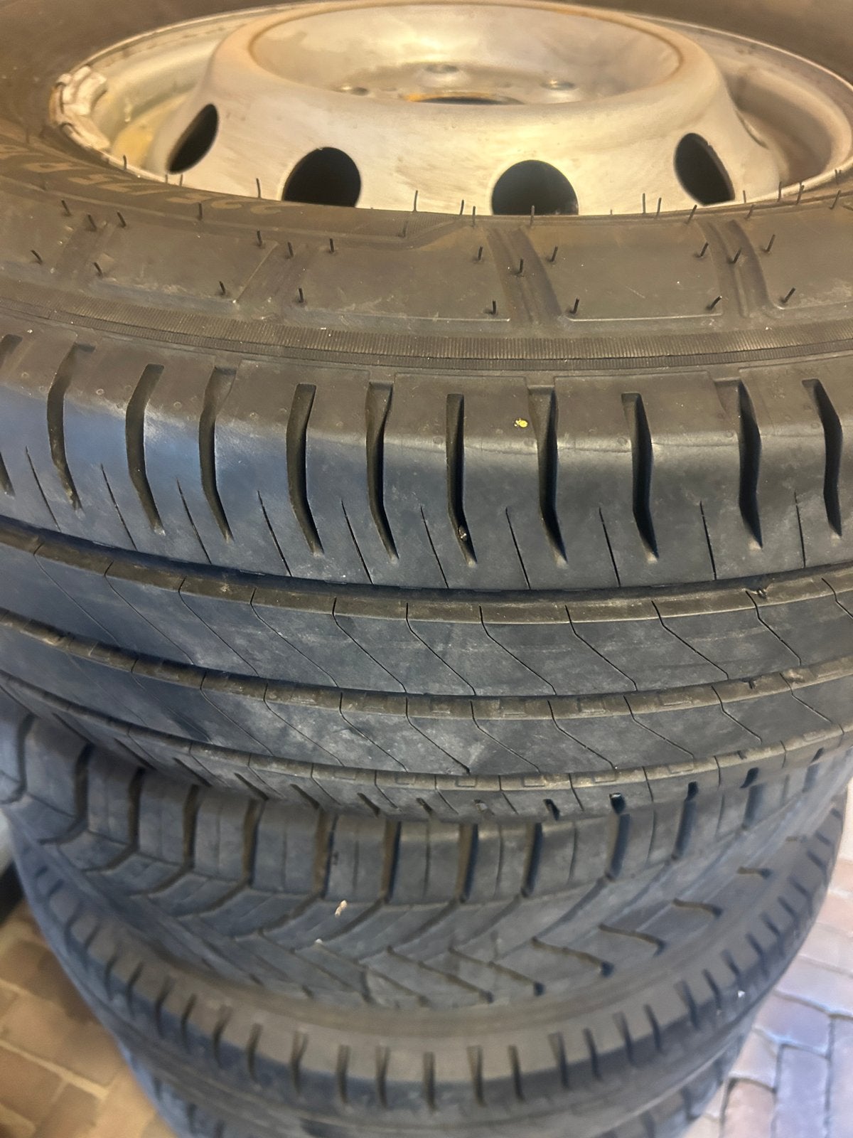 Michelin bandenset met velgen., Auto-onderdelen, Ophalen, 16 inch, Banden en Velgen, All Season