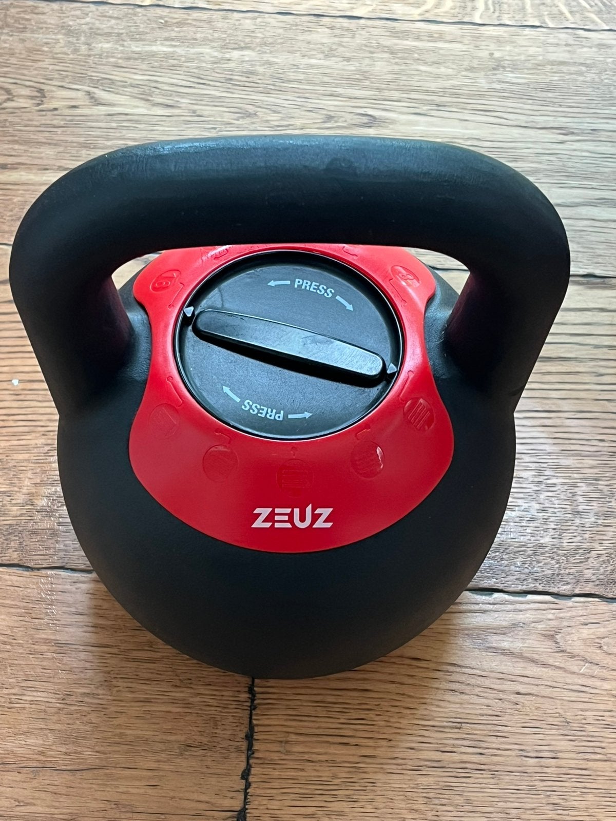 Zeuz verstelbare kettlebell set, Ophalen, Zo goed als nieuw, Kettlebell