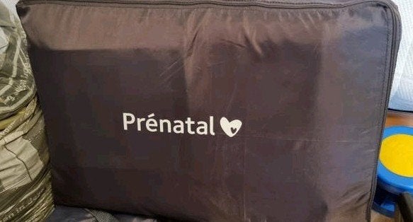 Camping logeer bed  met prenataal matras met verhoger als ni, Ophalen, Zo goed als nieuw, Minder dan 140 cm, Matras