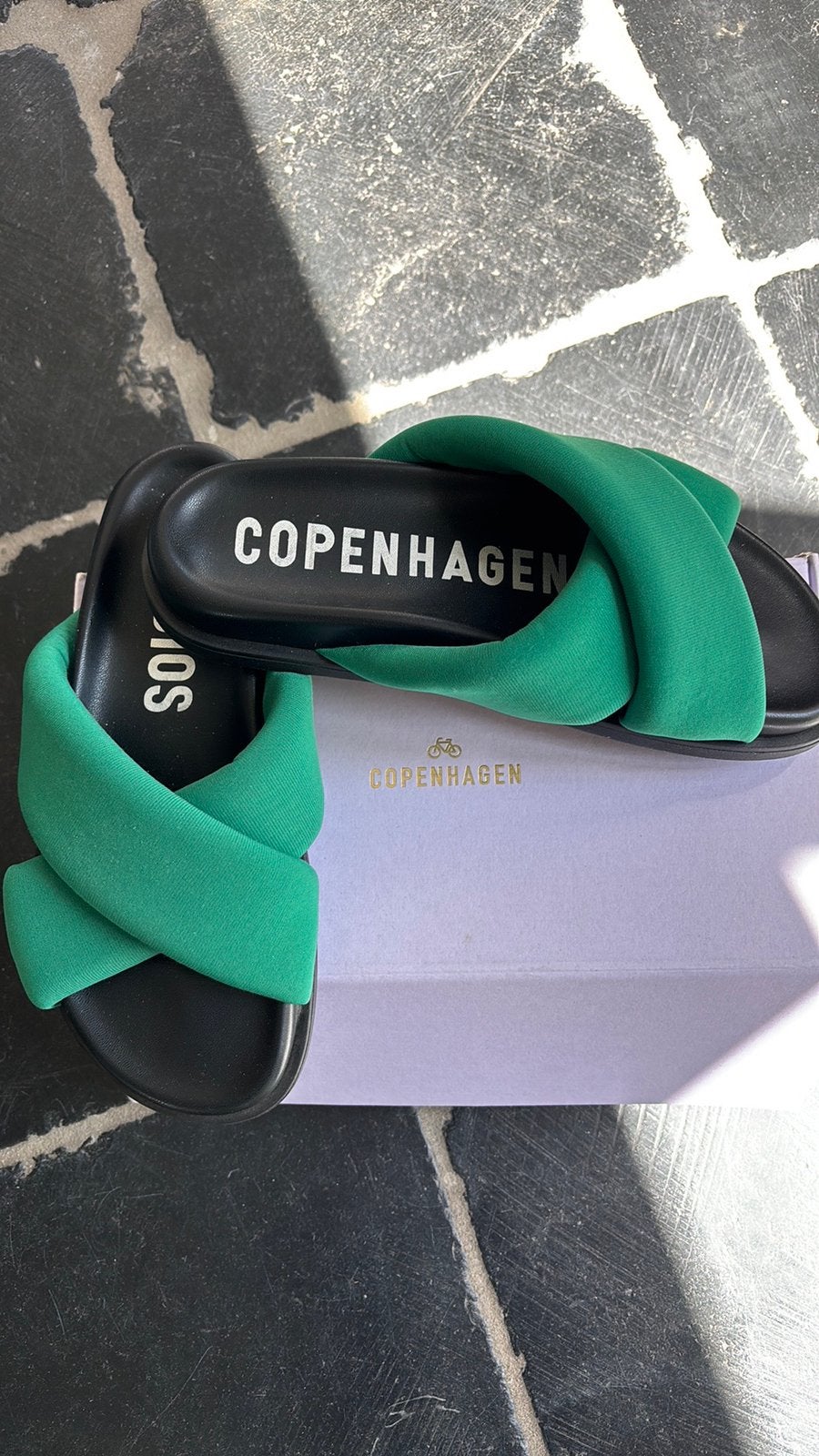 Open muilen copenhagen studios 37 groen nieuw, Ophalen of Verzenden, Zo goed als nieuw, Groen, Sneakers of Gympen