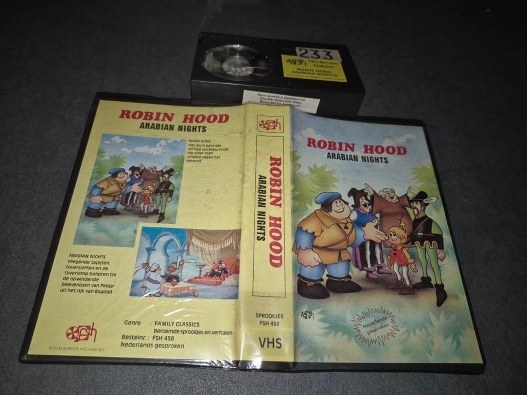 ROBIN HOOD ARABIAN KNIGHTS OP BETAMAX! VIDEO SERVICE HOLLAND, Vanaf 16 jaar, Ophalen of Verzenden, Zo goed als nieuw, Horror
