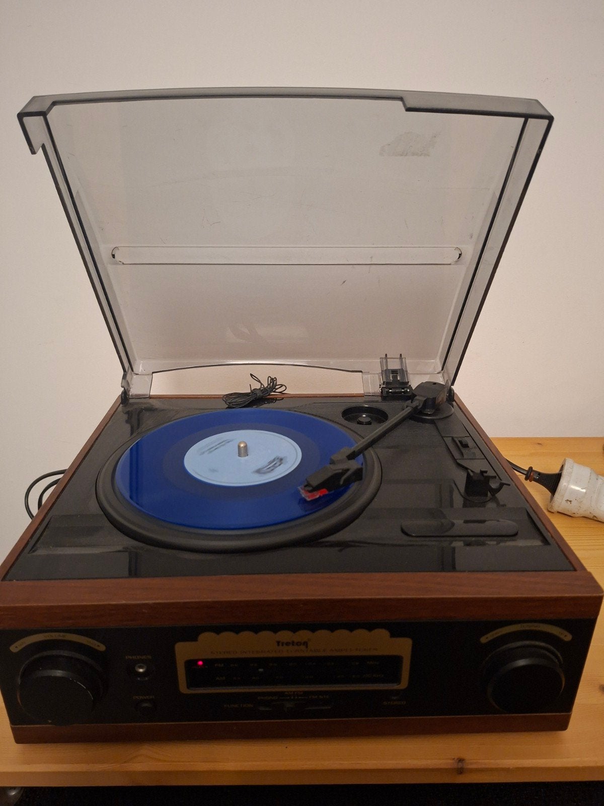 treton platenspeler met speakers, Overige merken, Gebruikt, Automatisch, Ophalen of Verzenden