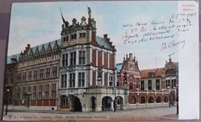 Arnhem Stadhuis, Ophalen of Verzenden, Voor 1920, Gelopen, Noord-Brabant
