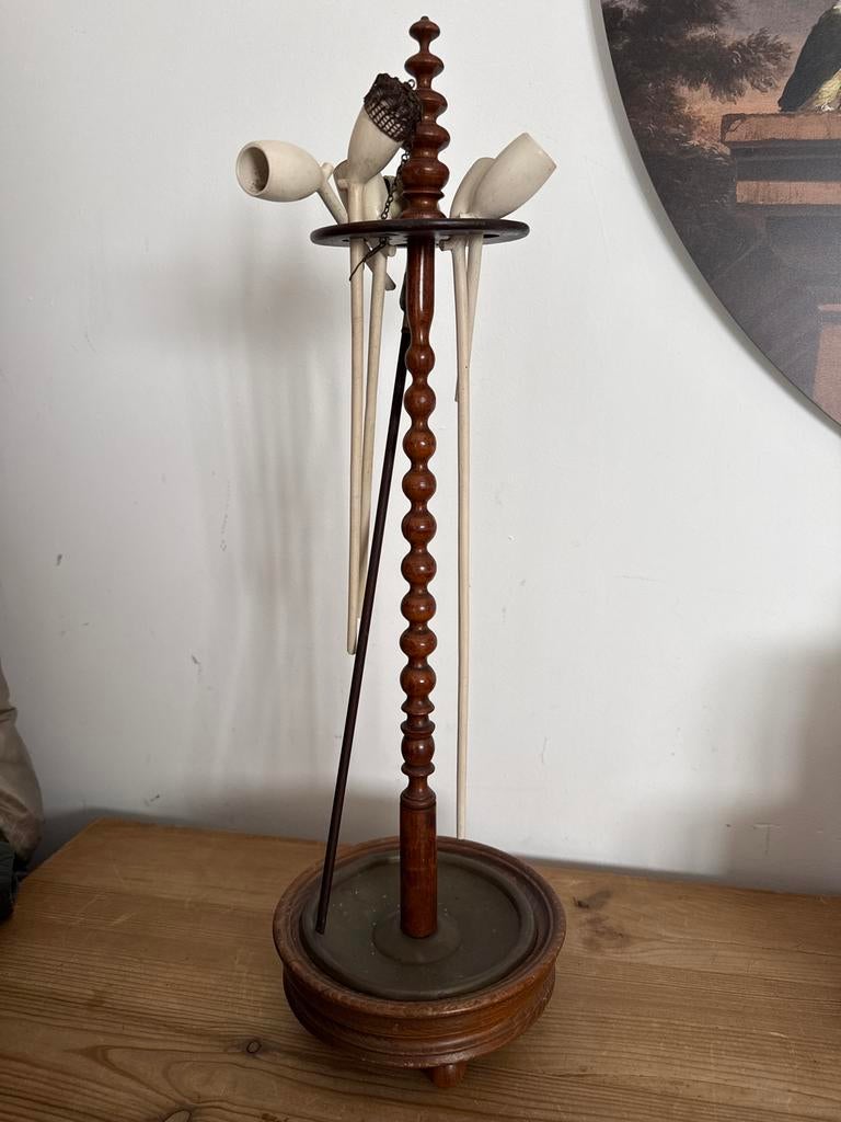 Pijpenrek met pijpen, Ophalen of Verzenden, Gebruikt