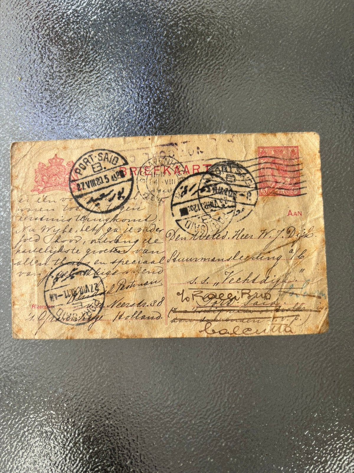 Briefkaart Nederland 1920, Ophalen of Verzenden, Voor 1920, Zuid-Holland