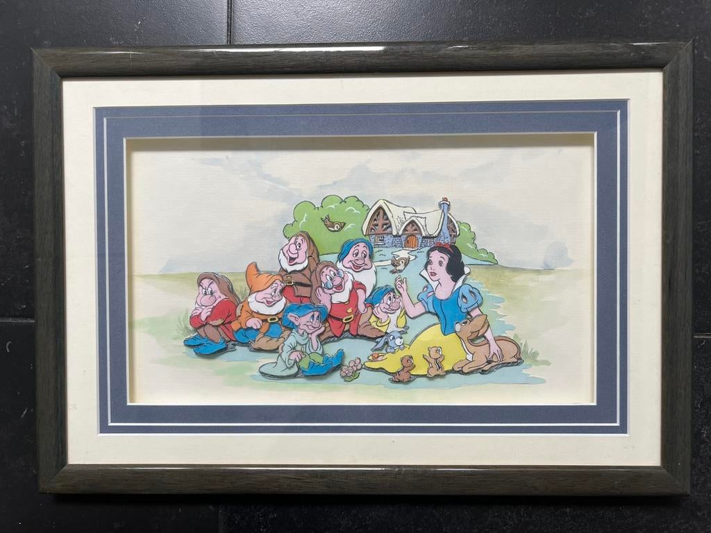 Oude Disney 3D schilderij , lijst 48cmX33cm, verzamelaar!, Ophalen of Verzenden