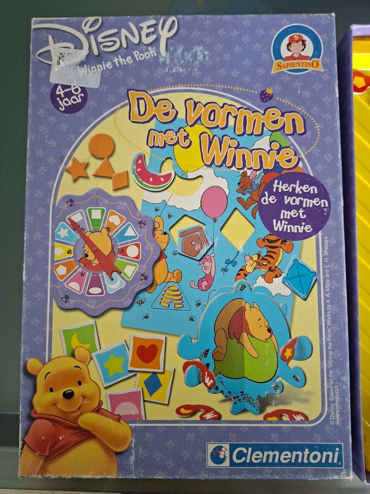 Spel de vormen met winnie clementoni disney, Ophalen of Verzenden, Winnie de Poeh of vrienden