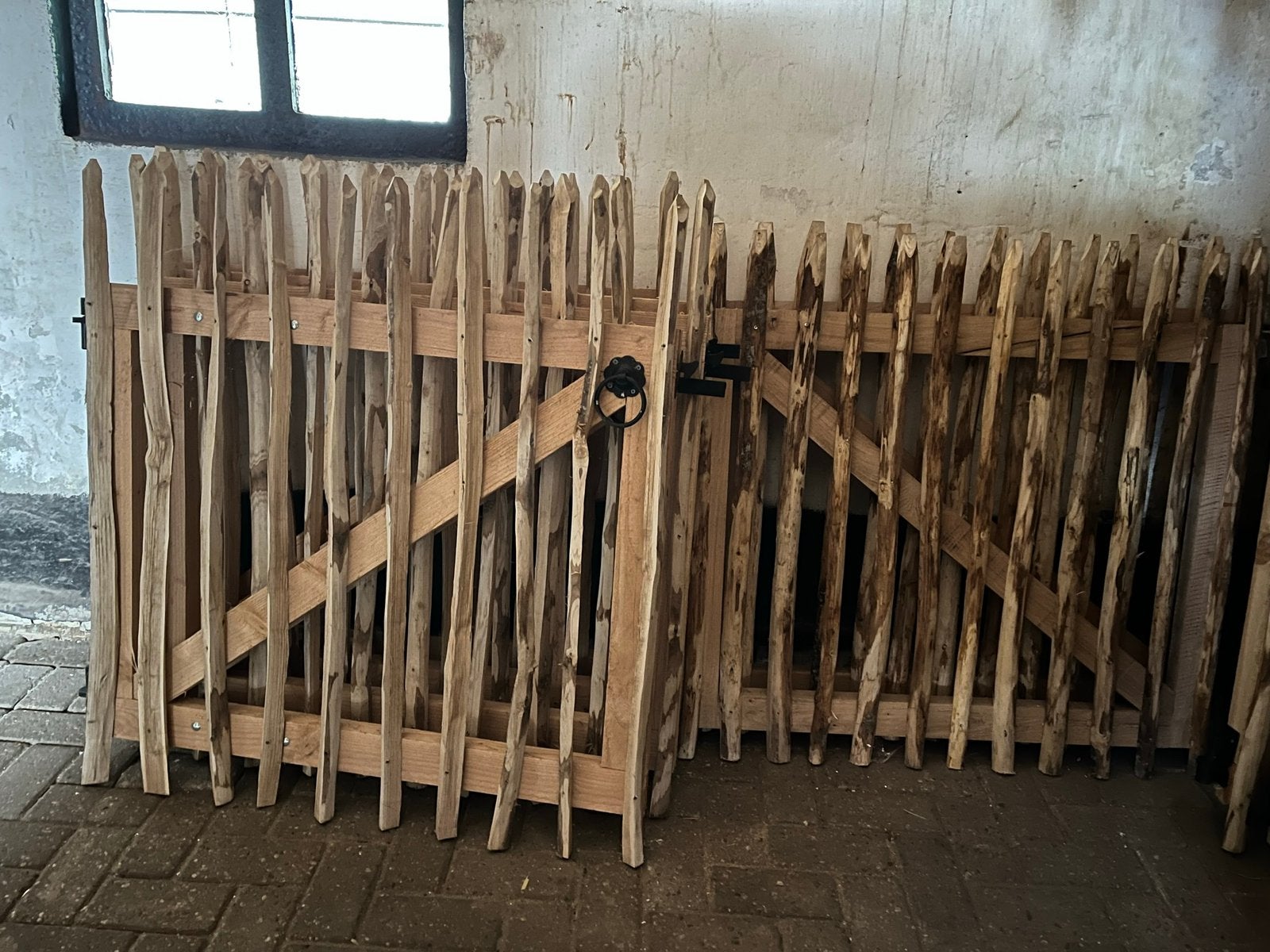 Poortje engels hekwerk tuinhek oprit tuinpad hout nostalgie, Met poort, Gerard Krale, Nieuw, Ophalen of Verzenden