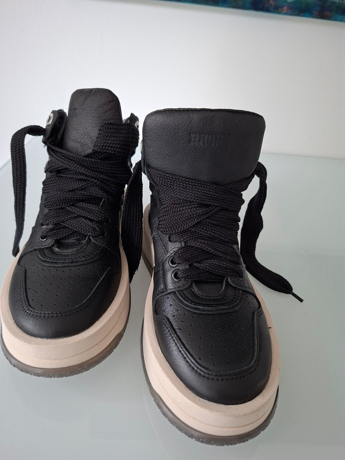 Bronx leren sneakers, Bronx, Zwart, Nieuw, Ophalen of Verzenden