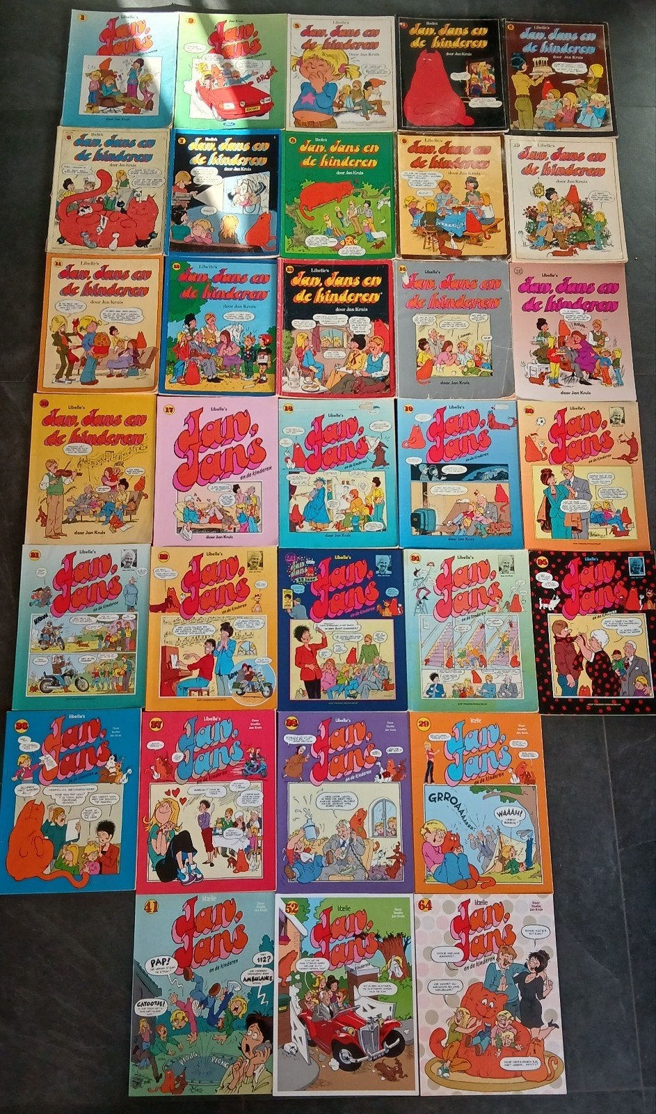 Jan Jans en de kinderen strips, 32 stuks, Meerdere comics, Ophalen, Europa