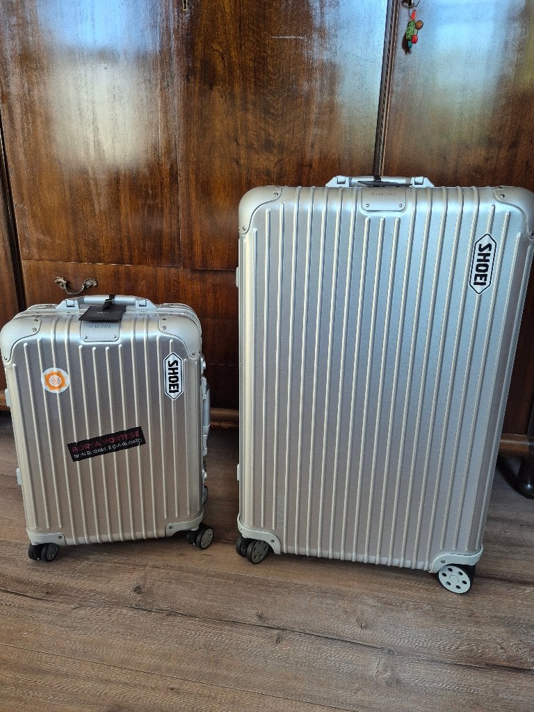Rimowa Koffers (Original Cabin S en Original Check-In L), 45 tot 55 cm, Zo goed als nieuw, 70 cm of meer, Metaal