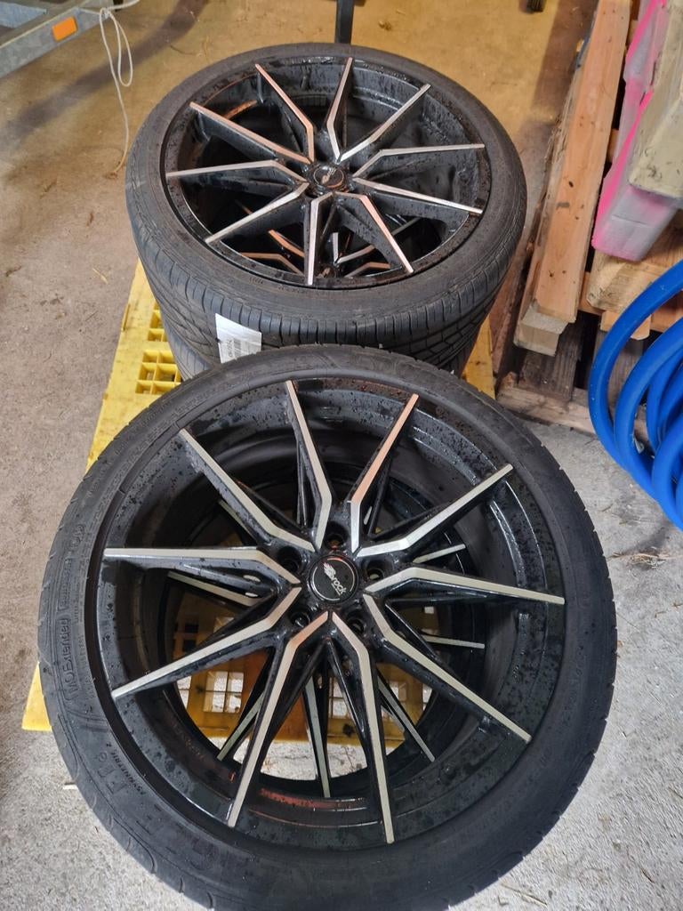 Velgen Brock met zomerbanden 20inch, 245 mm, Ophalen of Verzenden, 20 inch, Zomerbanden