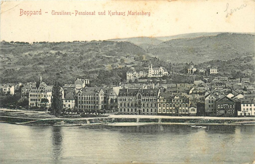 701-305-023 Boppard Ursulinen Pensionat, Verzamelen, Verzenden, Voor 1920, Duitsland