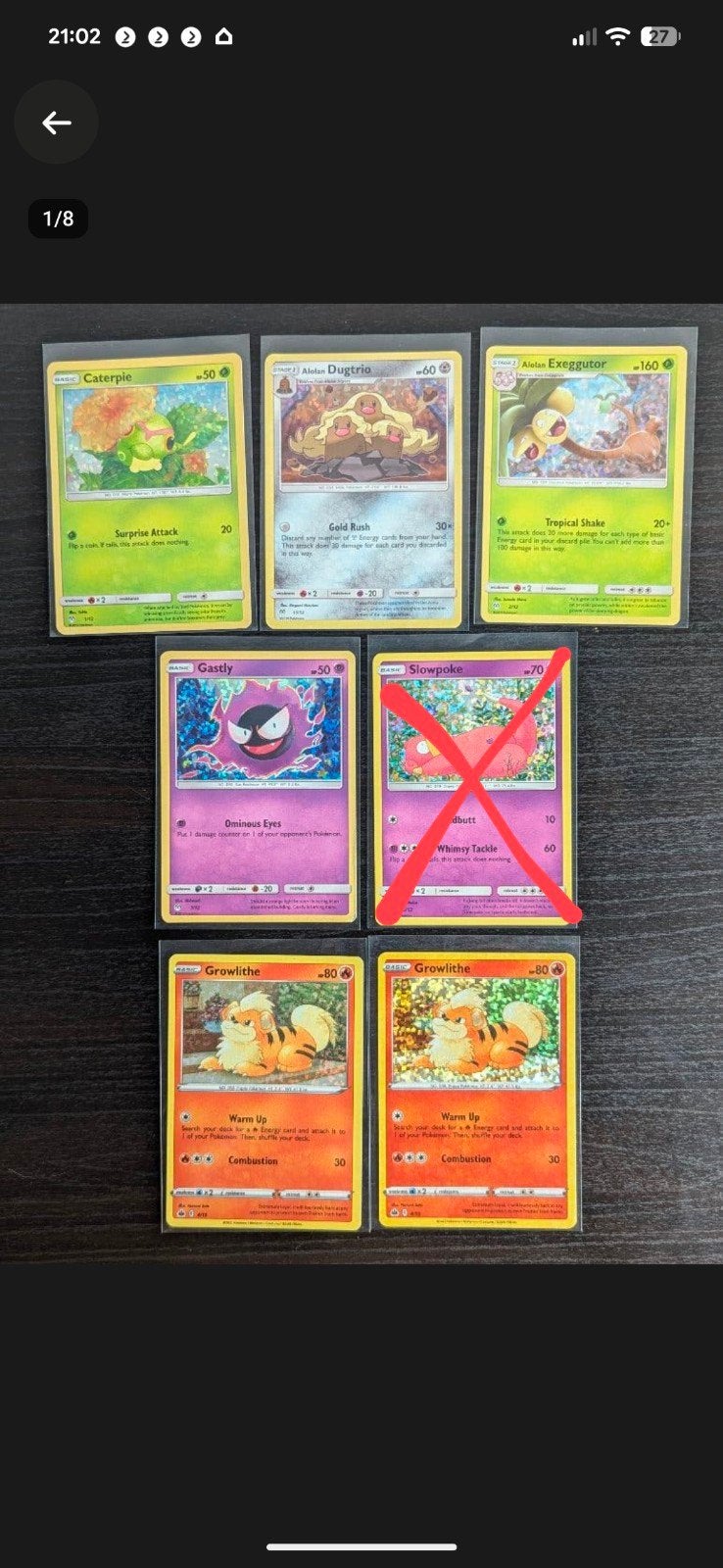 6x Pokémon Kaarten McDonald's 2019/2022, Ophalen of Verzenden, Zo goed als nieuw, Meerdere kaarten