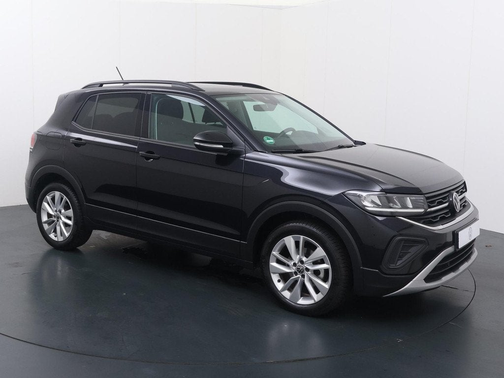 Volkswagen T-Cross 1.0 TSI Life Edition | 116 PK | Automaat, Auto's, Volkswagen, 12 maanden, Gebruikt, 116 pk, Zwart