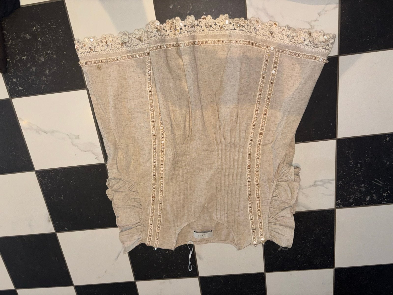 Nieuw Nukus top M, Maat 38/40 (M), Beige, Nieuw, Ophalen of Verzenden