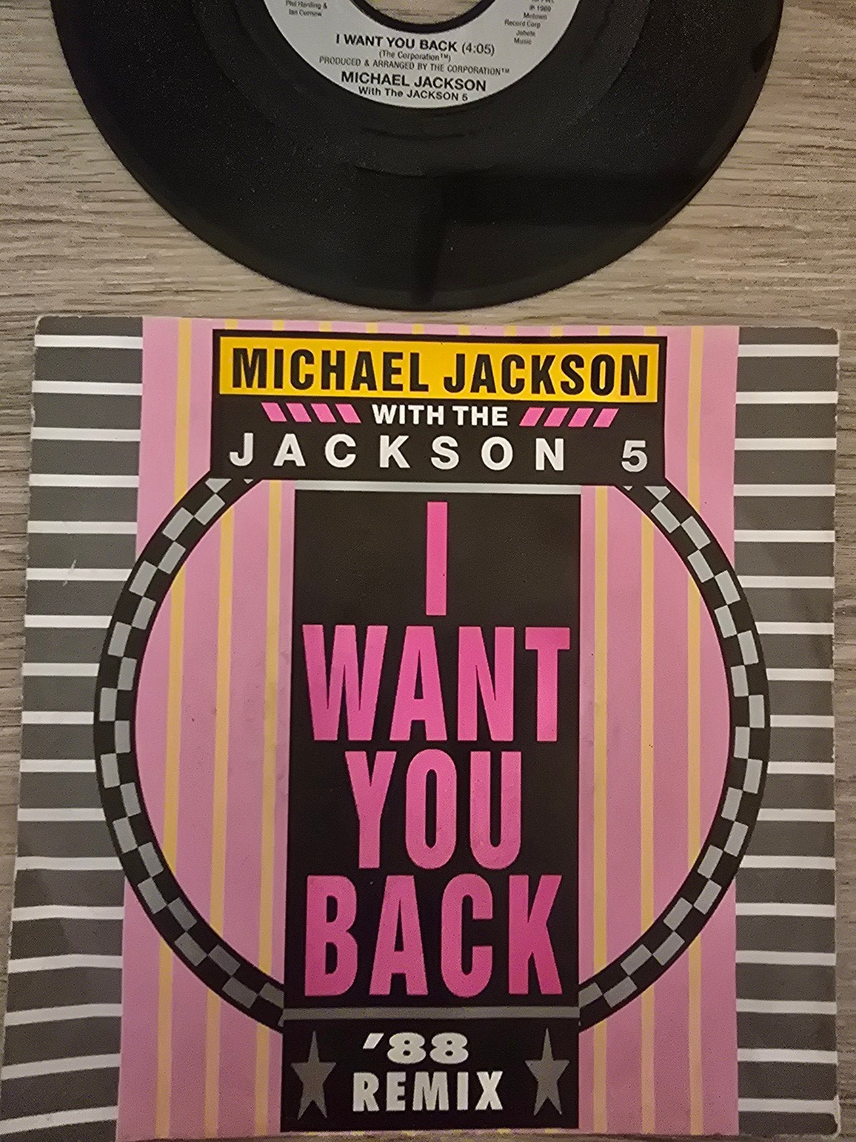 Michael Jackson/ i want you back, Ophalen of Verzenden, 7 inch, K-pop