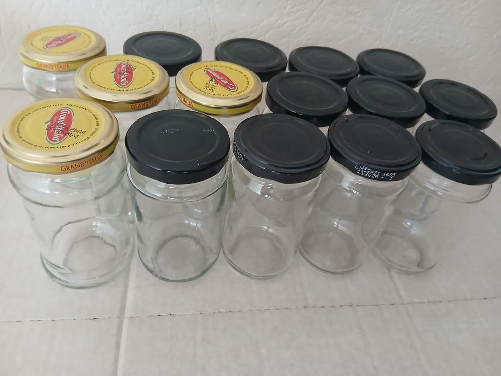Glazen potjes, Huis en Inrichting, Keuken | Potten en Pannen, Ophalen, Glas, Pot, Bus of Blik