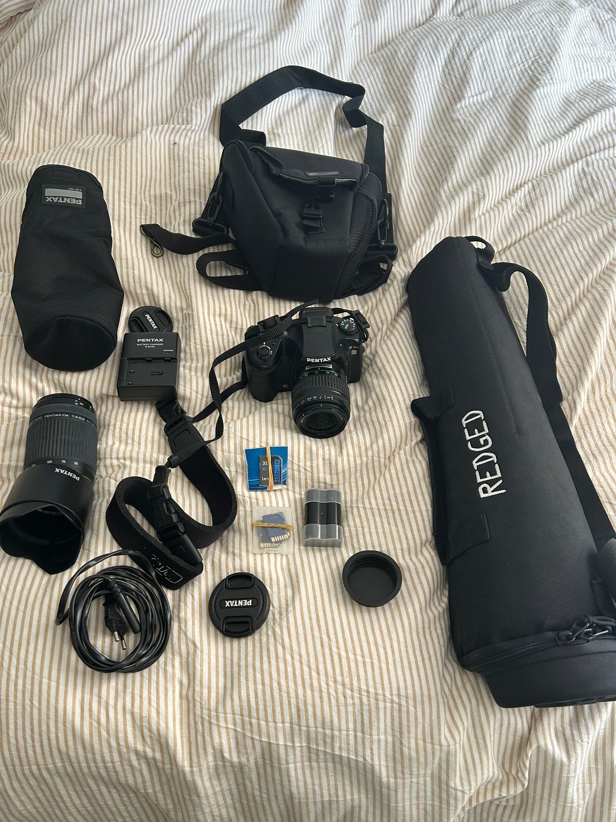Pentax Spiegelreflexcamera K20D Kit met Accessoires, Audio, Tv en Foto, Fotocamera's Digitaal, Gebruikt, Spiegelreflex, Ophalen of Verzenden