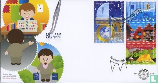 FDC E570 Diverse Jubilea 2008 NL onbeschreven, Ophalen of Verzenden