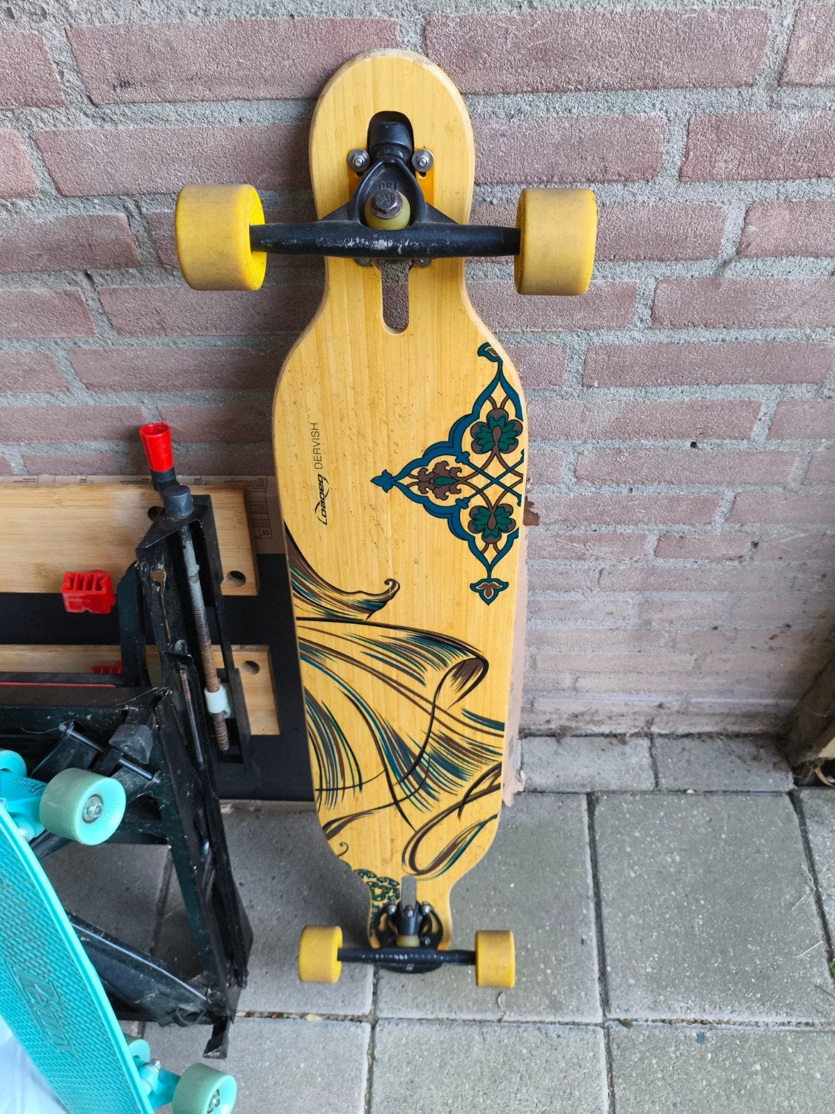 Loaded Dervish Longboard - Zo goed als nieuw, Sport en Fitness, Ophalen, Zo goed als nieuw, Skateboard, Longboard