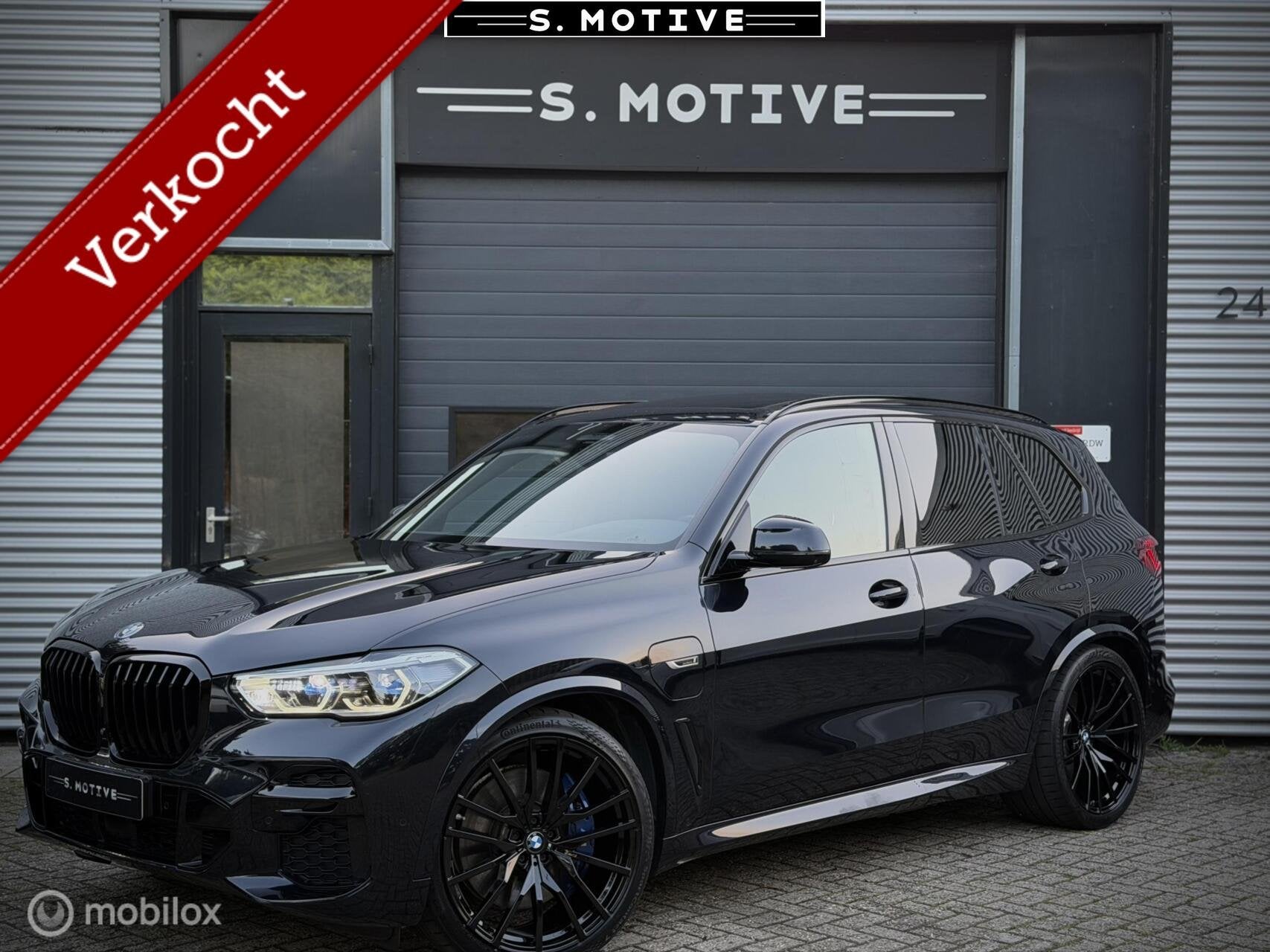 BMW X5 xDrive45e M-Sport Pano, BTW, Trekhaak, Lazer, 360°,, Dealer onderhouden, Gebruikt, 394 pk, Zwart