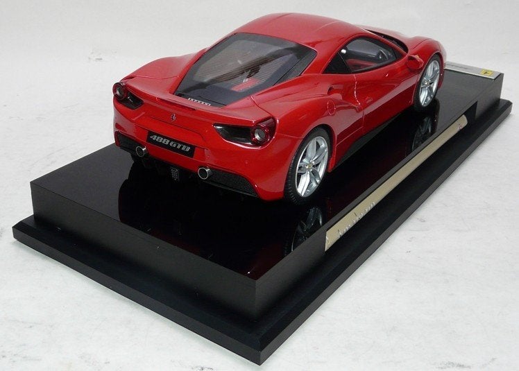 Ferrari 488 GTB Rood 1:18 van Amalgam, Hobby en Vrije tijd, Modelauto's | 1:18, Ophalen of Verzenden, Nieuw, Auto, OttOMobile