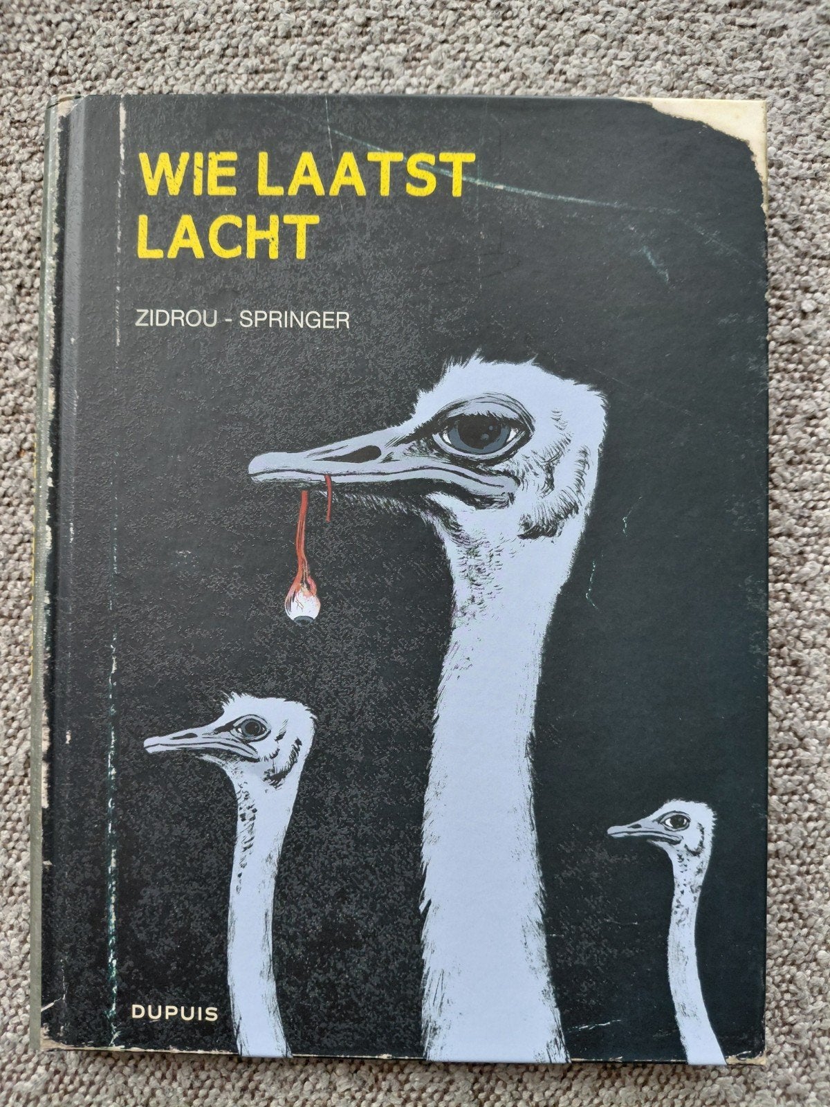 Wie laatst lacht - Zidrou/Springer hc., Eén stripboek, Ophalen of Verzenden, Gelezen