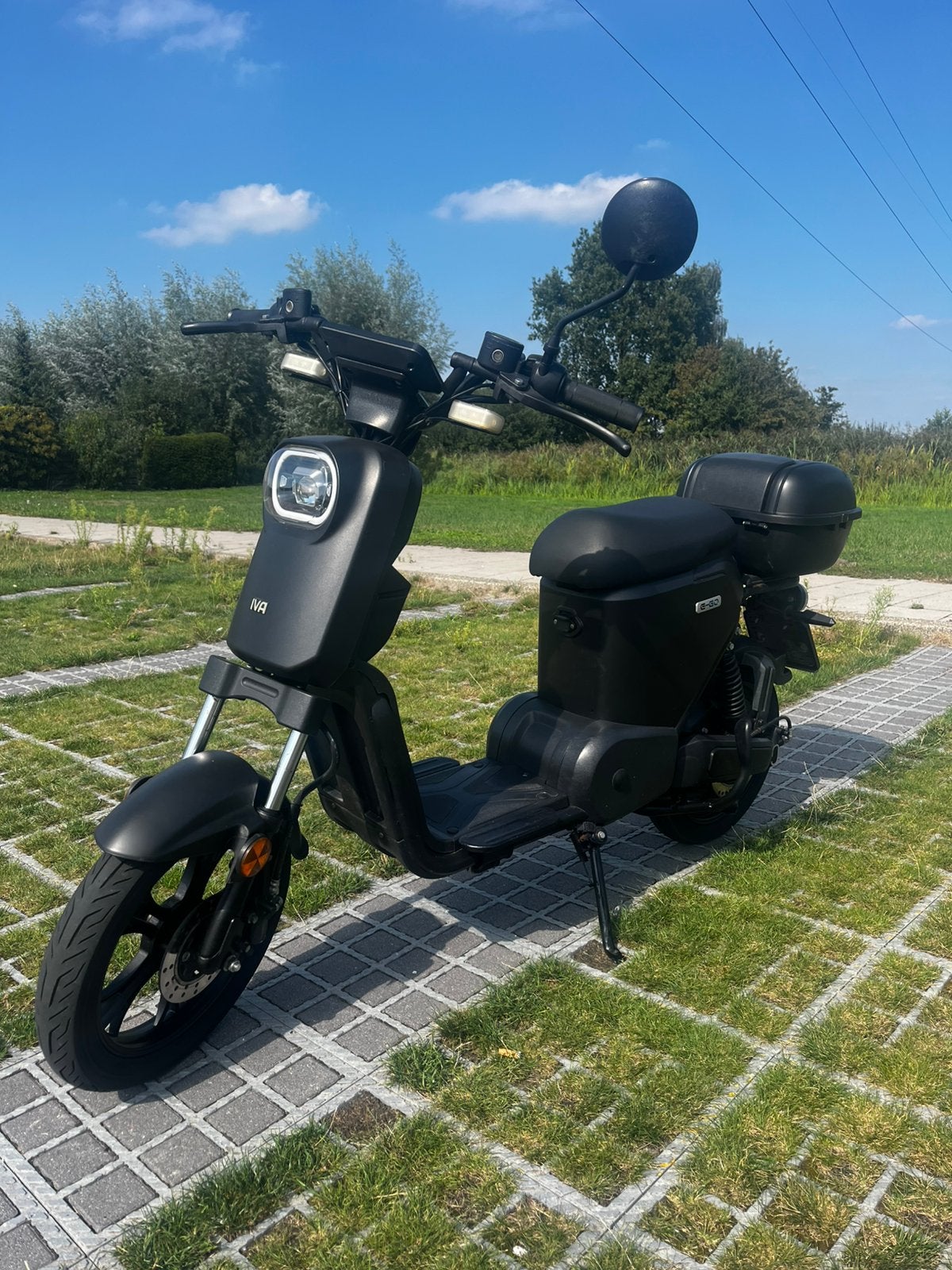 Nette IVA E-go s2 blauw kentekenplaat, Elektrisch, Zo goed als nieuw, Ophalen, Overige merken
