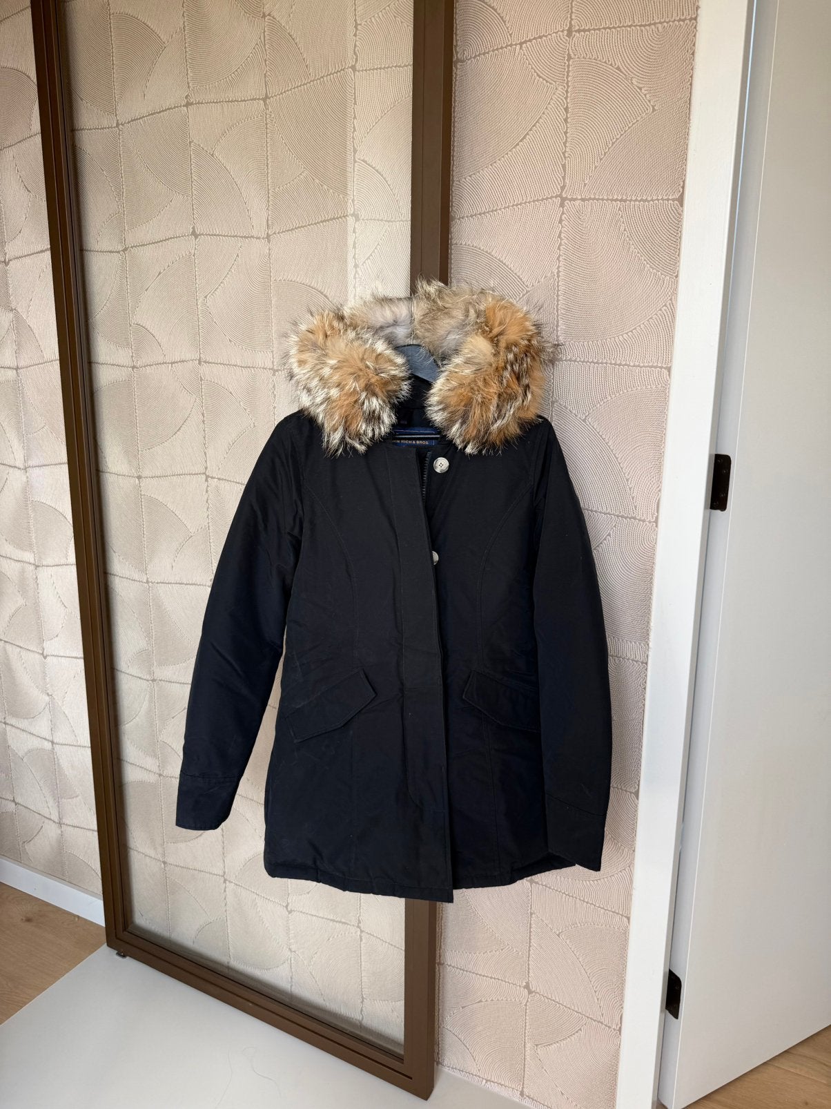 Woolrich jas Arctic Parka XS dames, Ophalen of Verzenden, Zo goed als nieuw, Maat 34 (XS) of kleiner, Zwart